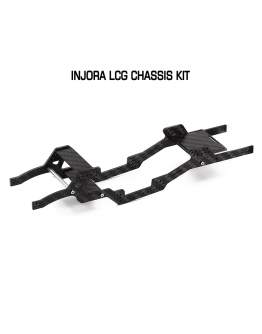 INJORA LCG Carbon Fiber Chassis Kit 6º Angled Frame For SCX24 C10 JLU Deadbolt B17 Bronco