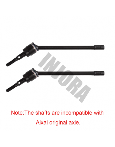 INJORA Steel CVD Dogbone Axle Shafts For INJORA SCX10 II Axles AXCQ-01 AXCQ-02 (Front Axle Shaft)