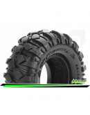 CR-ROWDY - 1:18/1:24 Crawler Tires Super Soft for 1.0 Wheels (2) - LR-T3368VI