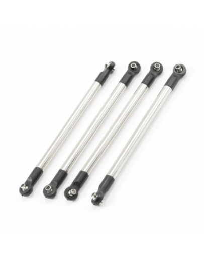 FTX OUTBACK 2.0 NICKEL PLATED STEEL SIDE LINKAGE 74MM (4PC)