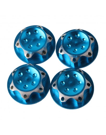 Serrated Wheel Nuts 17mm (4Pcs) Azul
