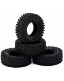 AXIAL SCX24 1.0" B STYLE MICRO TIRES WITH FOAMS (4PCS)