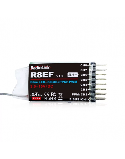 8-CHANNEL RECEIVER FOR T8FB/T8S RADIO CONTROL