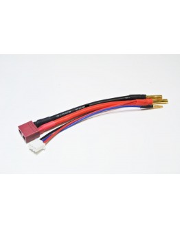 Balancer Adaptor For Lipo 2S With Deans/5mm/2mm Connetor