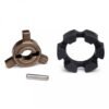 Cush drive key/ pin/ elastomer damper