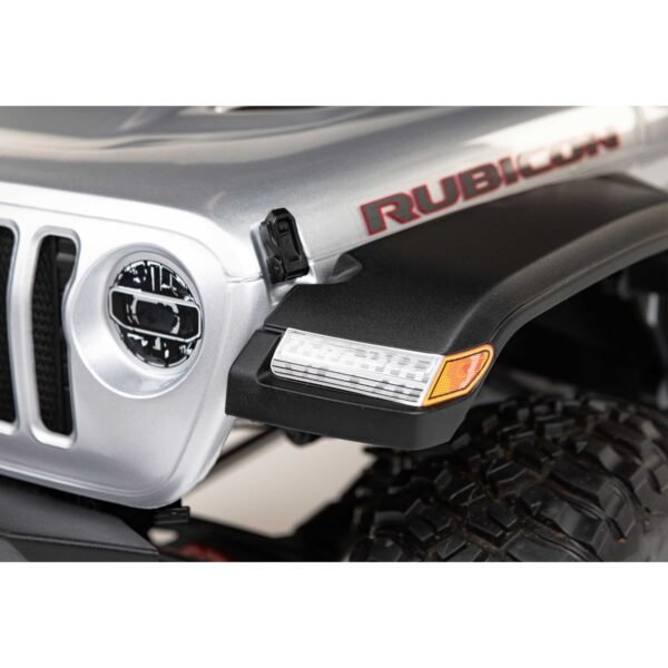 1/6 SCX6 Jeep JLU Wrangler 4X4 RTR Brushed Rock Crawler, Silver - Image 27