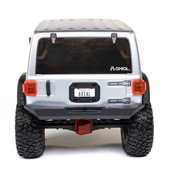 1/6 SCX6 Jeep JLU Wrangler 4X4 RTR Brushed Rock Crawler, Silver - Image 9