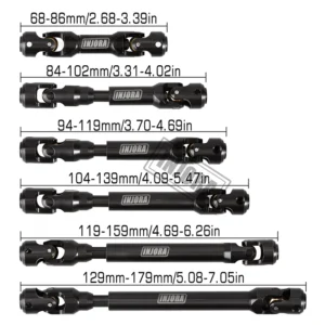 Alternative view of INJORA Steel Heavy-Duty Drive Shaft for 1/10 RC Car Crawler (84)