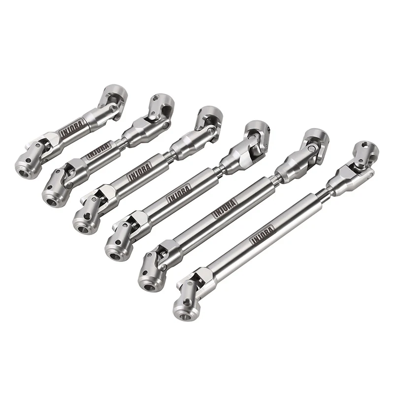 INJORA Stainless Steel Heavy-Duty Drive Shaft for 1/10 RC Crawler (129-179mm) - Image 6