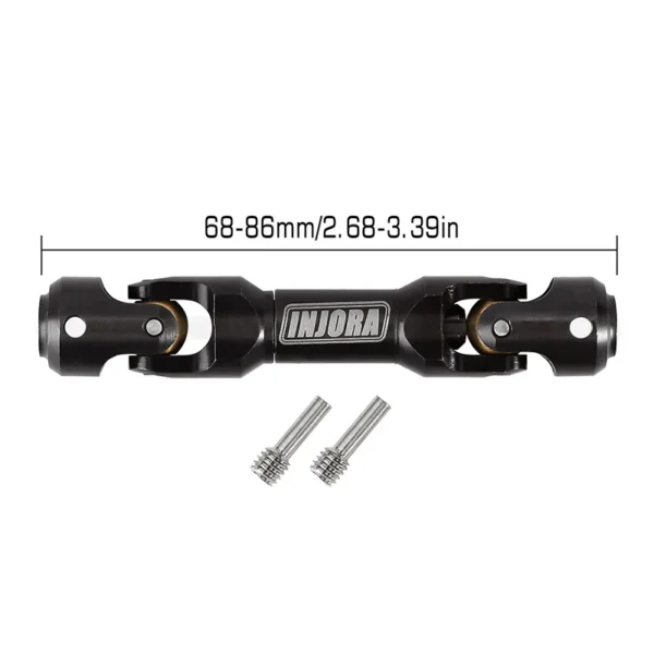 INJORA Steel Heavy-Duty Drive Shaft for 1/10 RC Car Crawler (68)