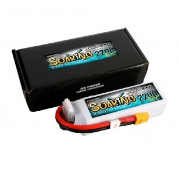 Gens ace Soaring 2200mAh 14.8V 30C 4S1P Lipo Battery Pack with XT60 plug - Image 5