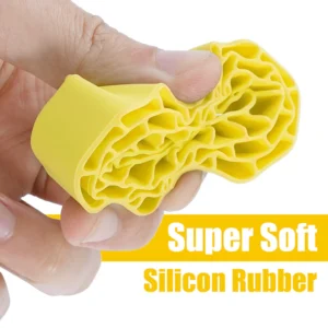 Alternative view of INJORA 4pcs Silicone Rubber Inserts For 62-64mm*24mm 1.0" Tires (Yellow-Super Soft)
