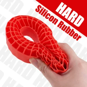 Alternative view of INJORA 4pcs Silicone Rubber Inserts For 118-122mm 1.9" Tires (Red)