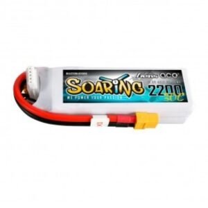 Gens ace Soaring 2200mAh 14.8V 30C 4S1P Lipo Battery Pack with XT60 plug