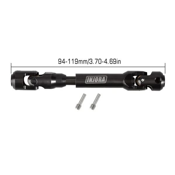 INJORA Steel Heavy-Duty Drive Shaft for 1/10 RC Car Crawler (94)