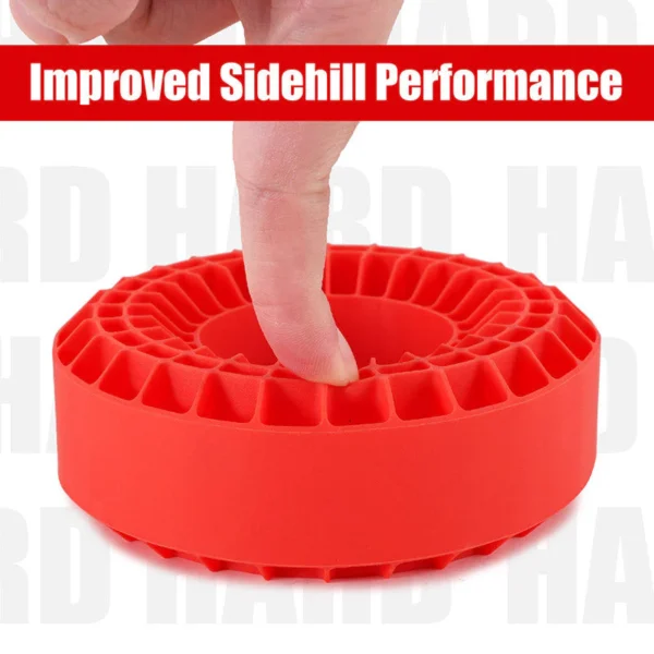 INJORA 4pcs Silicone Rubber Inserts For 118-122mm 1.9" Tires (Red) - Image 4