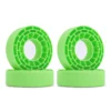 INJORA 4pcs Silicone Rubber Inserts For 62-64mm*24mm 1.0" Tires (Green-Soft)