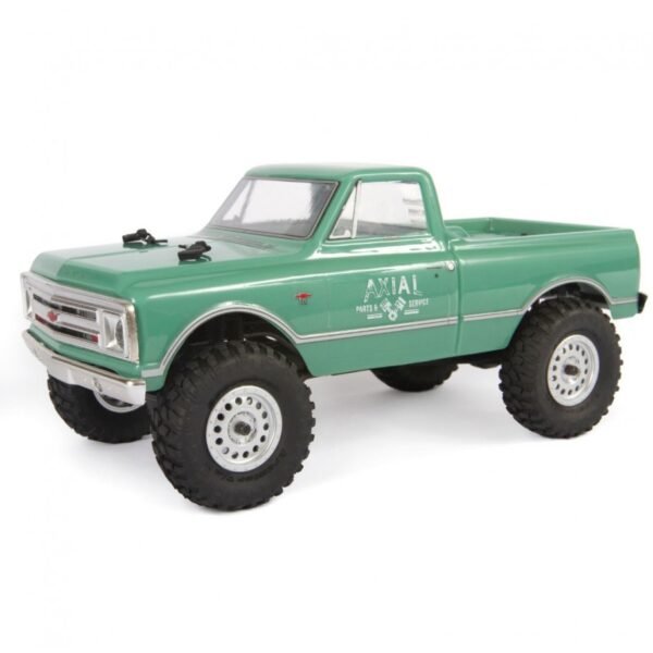 1/24 SCX24 1967 Chevrolet C10 4WD Truck Brushed RTR, Green