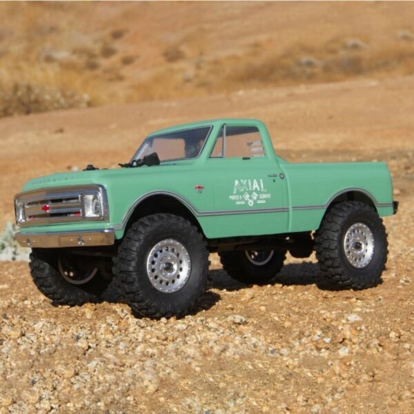 1/24 SCX24 1967 Chevrolet C10 4WD Truck Brushed RTR, Green - Image 2