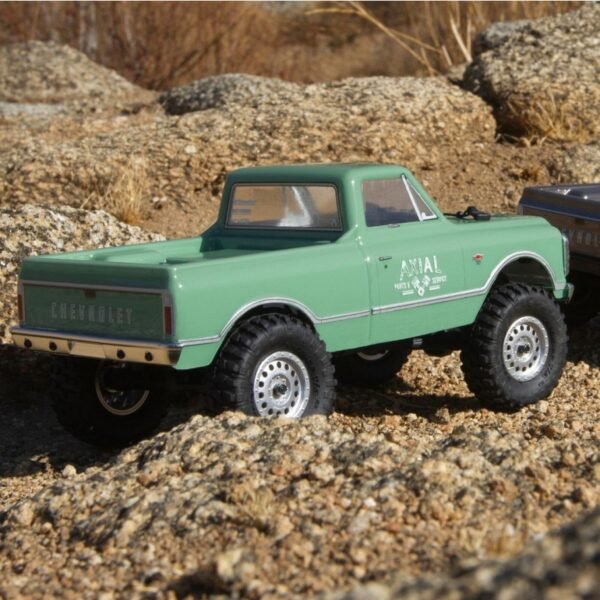 1/24 SCX24 1967 Chevrolet C10 4WD Truck Brushed RTR, Green - Image 4