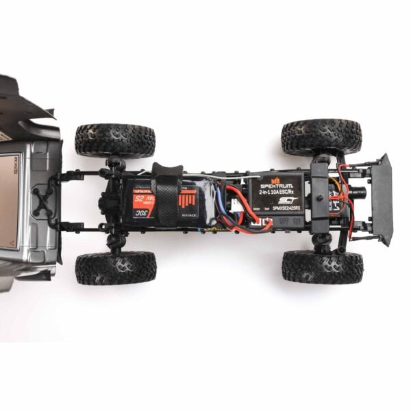 1/24 SCX24 Jeep Wrangler JLU 4X4 Rock Crawler Brushed RTR, Gray - Image 17