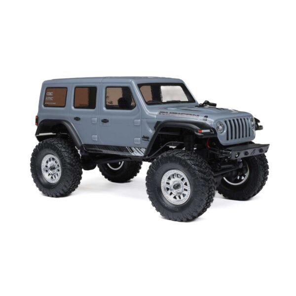 1/24 SCX24 Jeep Wrangler JLU 4X4 Rock Crawler Brushed RTR, Gray - Image 18