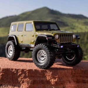 Alternative view of 1/24 SCX24 Jeep Wrangler JLU 4X4 Rock Crawler Brushed RTR, Green