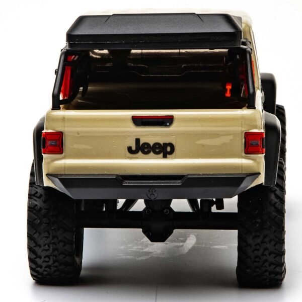1/24 SCX24 JEEP JT GLADIATOR 4WD ROCK CRAWLER BRUSHED RTR, BEIGE - Image 16