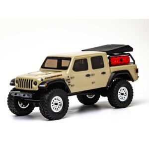 1/24 SCX24 JEEP JT GLADIATOR 4WD ROCK CRAWLER BRUSHED RTR, BEIGE