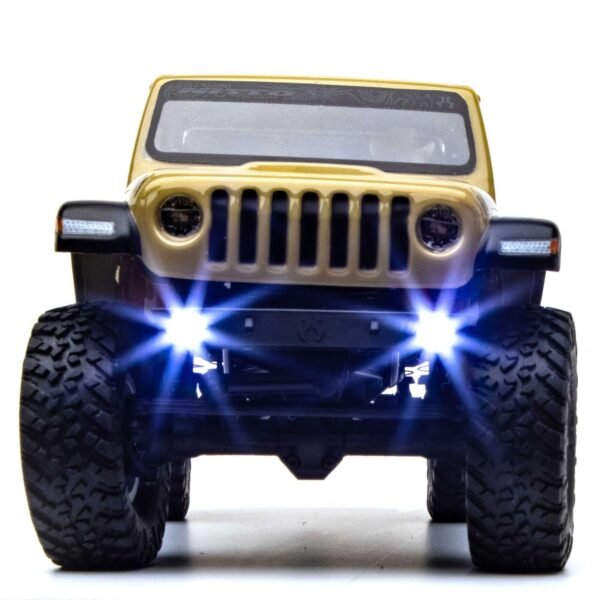 1/24 SCX24 JEEP JT GLADIATOR 4WD ROCK CRAWLER BRUSHED RTR, BEIGE - Image 11