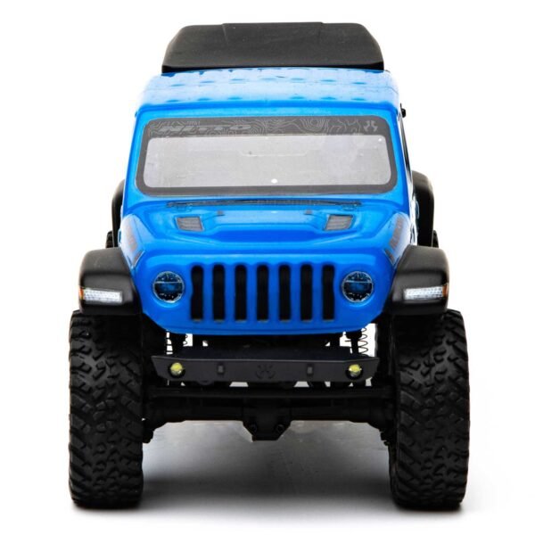 1/24 SCX24 Jeep JT Gladiator 4WD Rock Crawler Brushed RTR, Blue - Image 20
