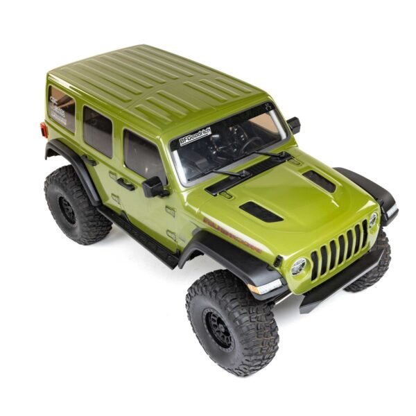 1/6 SCX6 Jeep JLU Wrangler 4X4 Rock Crawler RTR: Green - Image 27