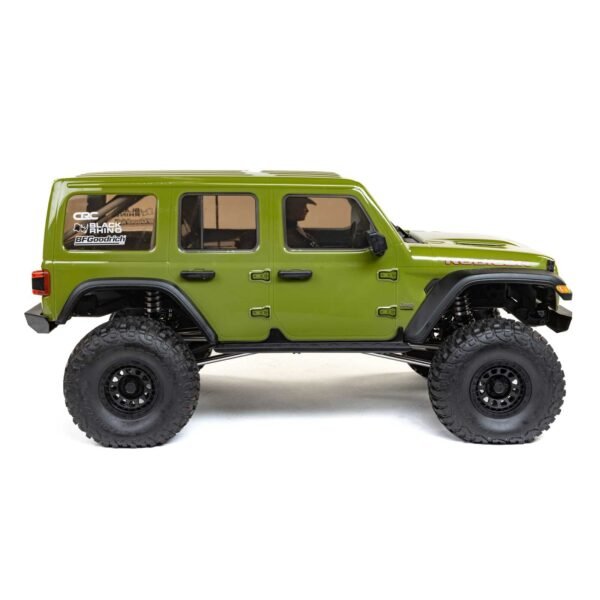 1/6 SCX6 Jeep JLU Wrangler 4X4 Rock Crawler RTR: Green - Image 26