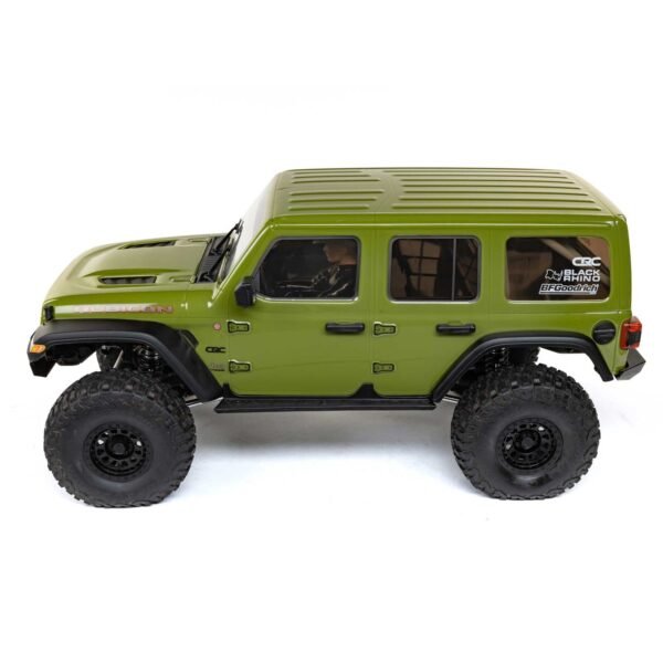1/6 SCX6 Jeep JLU Wrangler 4X4 Rock Crawler RTR: Green - Image 23