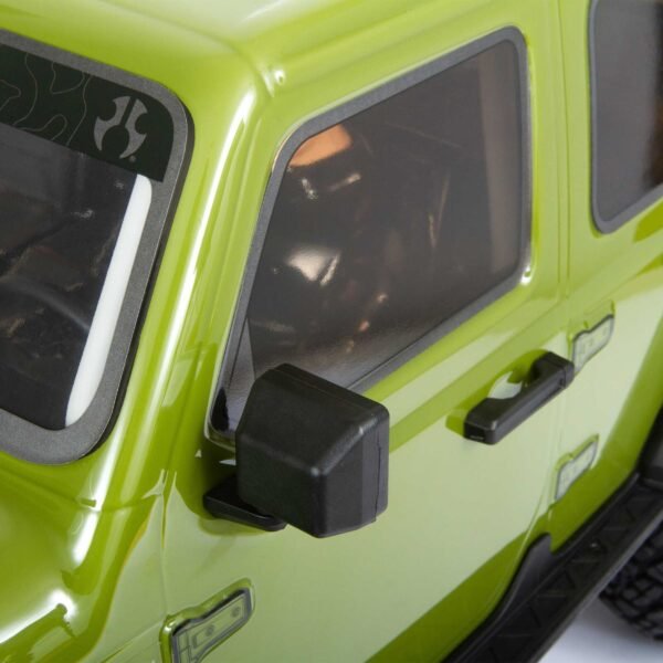 1/6 SCX6 Jeep JLU Wrangler 4X4 Rock Crawler RTR: Green - Image 13