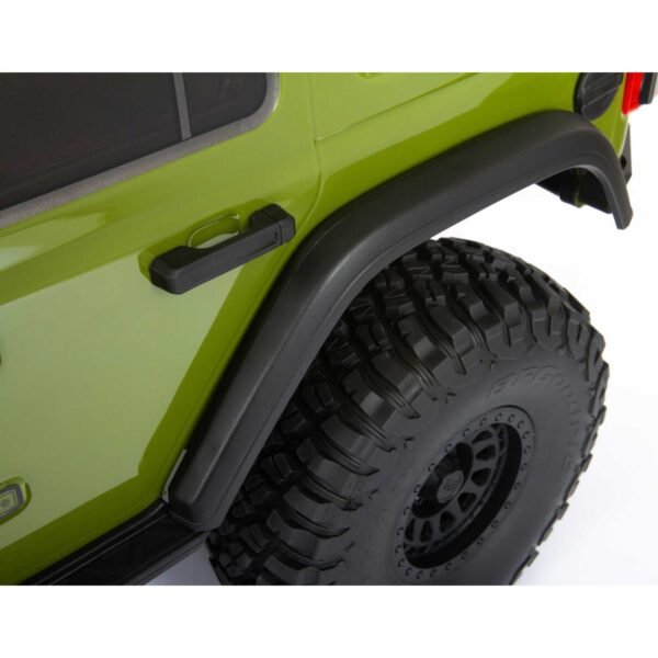 1/6 SCX6 Jeep JLU Wrangler 4X4 Rock Crawler RTR: Green - Image 15