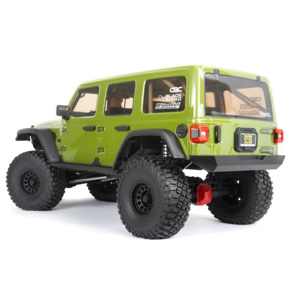 1/6 SCX6 Jeep JLU Wrangler 4X4 Rock Crawler RTR: Green - Image 21