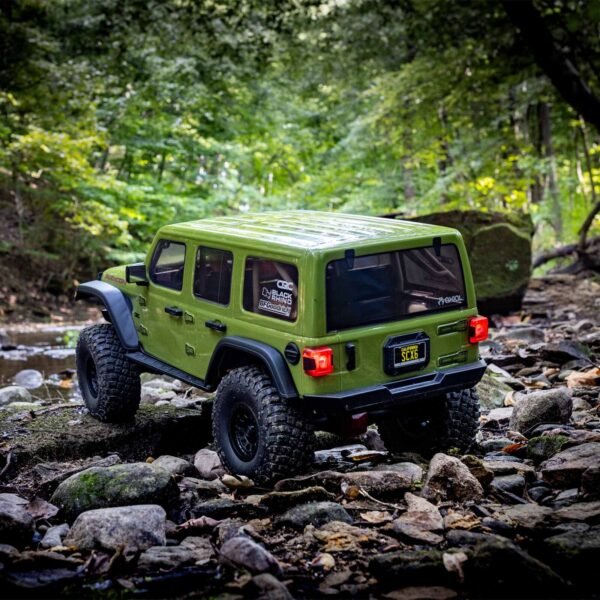 1/6 SCX6 Jeep JLU Wrangler 4X4 Rock Crawler RTR: Green - Image 7