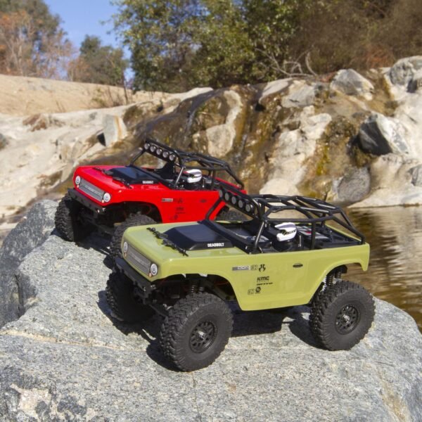 1/24 SCX24 Deadbolt 4WD Rock Crawler Brushed RTR, Green - Image 3