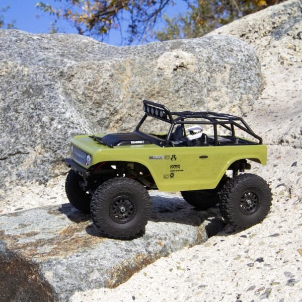 1/24 SCX24 Deadbolt 4WD Rock Crawler Brushed RTR, Green - Image 7