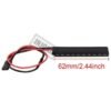 INJORA 1PCS 62mm Red LED Brake Light Lamp for 1/10 RC Car
