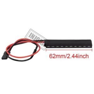 INJORA 1PCS 62mm Red LED Brake Light Lamp for 1/10 RC Car