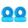 INJORA 4pcs Silicone Rubber Inserts For 118-122mm 1.9" Tires (Blue)