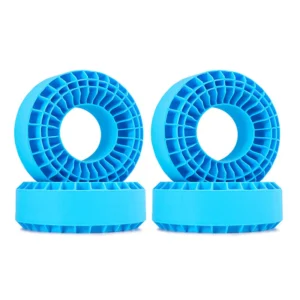 INJORA 4pcs Silicone Rubber Inserts For 118-122mm 1.9" Tires (Blue)