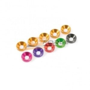 WASHER M5 BLUE FOR COUNTERSUNK SCREWS, ALUMINIUM (10PCS)