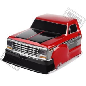 Alternative view of INJORA Half Pickup Head Body Shell For 1/10 RC Rock Crawler (Red)