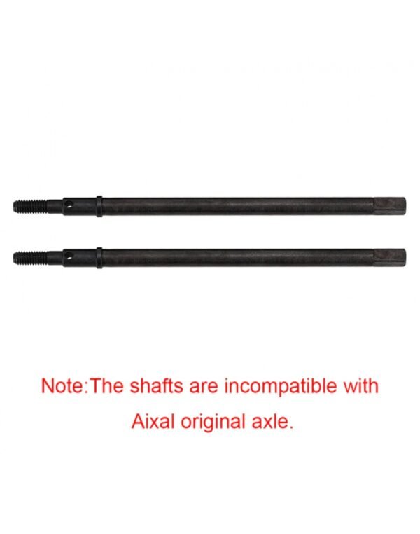 INJORA Steel CVD Dogbone Axle Shafts For INJORA SCX10 II Axles AXCQ-01 AXCQ-02 (Rear Axle Shaft) - Image 3
