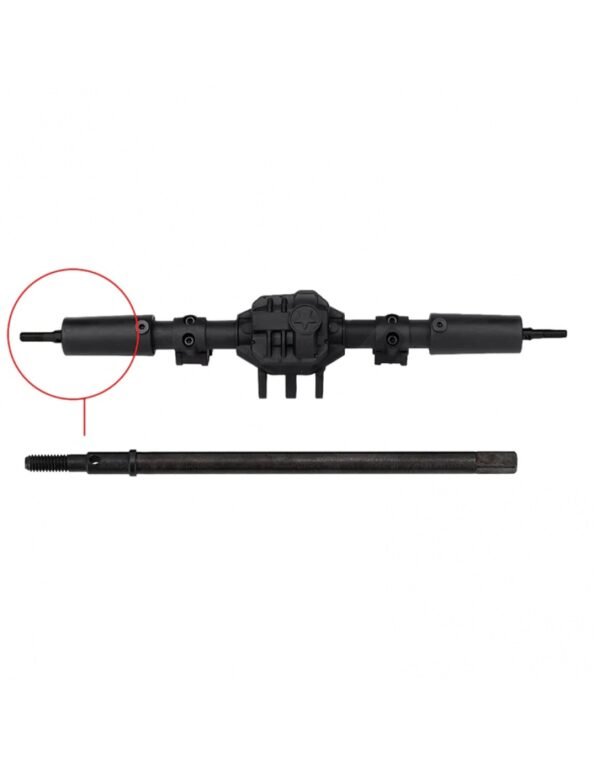 INJORA Steel CVD Dogbone Axle Shafts For INJORA SCX10 II Axles AXCQ-01 AXCQ-02 (Rear Axle Shaft) - Image 2