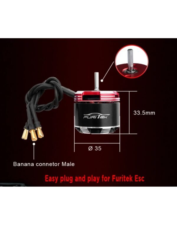FURITEK KOMODO TEN 2815-2000KV-4S BRUSHLESS MOTOR - Image 5