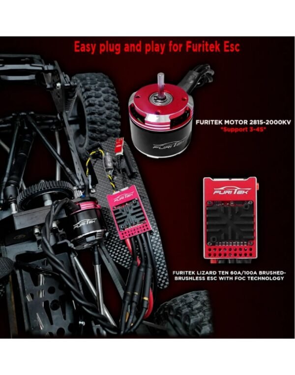 FURITEK KOMODO TEN 2815-2000KV-4S BRUSHLESS MOTOR - Image 3